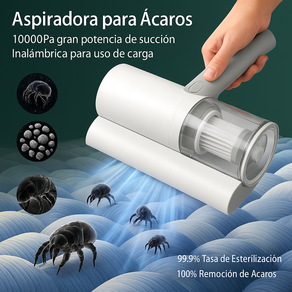 Aspiradora MasterClean para Colchones: Tu Aliada Contra Ácaros y Gérmenes