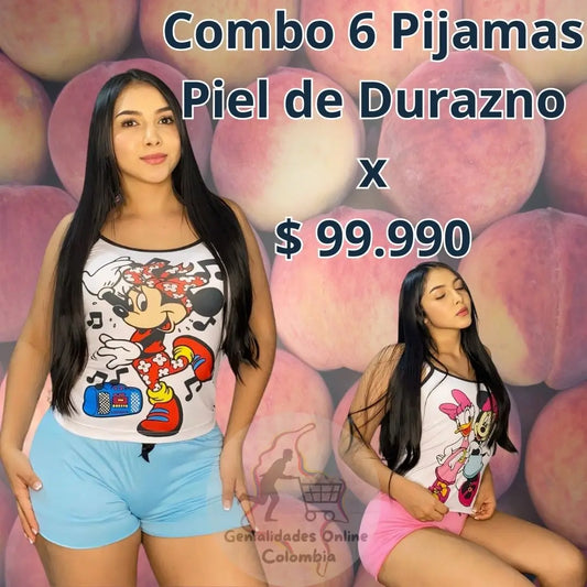 💎Duerme como en las nubes con nuestras pijamas premium, piel de durazno🍑